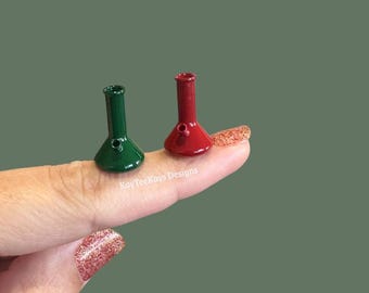 Miniature Christmas Bong | Miniature Stoner Dollhouse Accessories