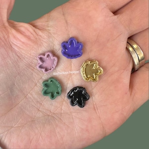 Miniatyr askfat med ogräsblad | Dockhustillbehör i skala 1:12 | Tiny Stoner-dekor