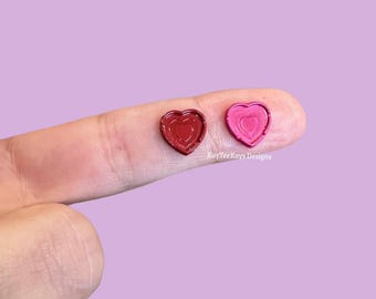 Miniature Heart Ash Tray | Dollhouse Valentines Decor | Adult Dollhouse