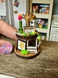 Miniature Stoner Tiered Tray | Stoner Dollhouse Miniatures | Dollhouse Weed Decor
