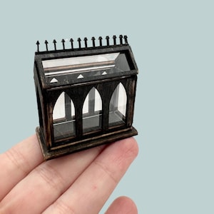 DIY KIT | Miniature Gothic Terrarium Kit | Miniature Halloween Terrarium | Dollhouse Miniatures