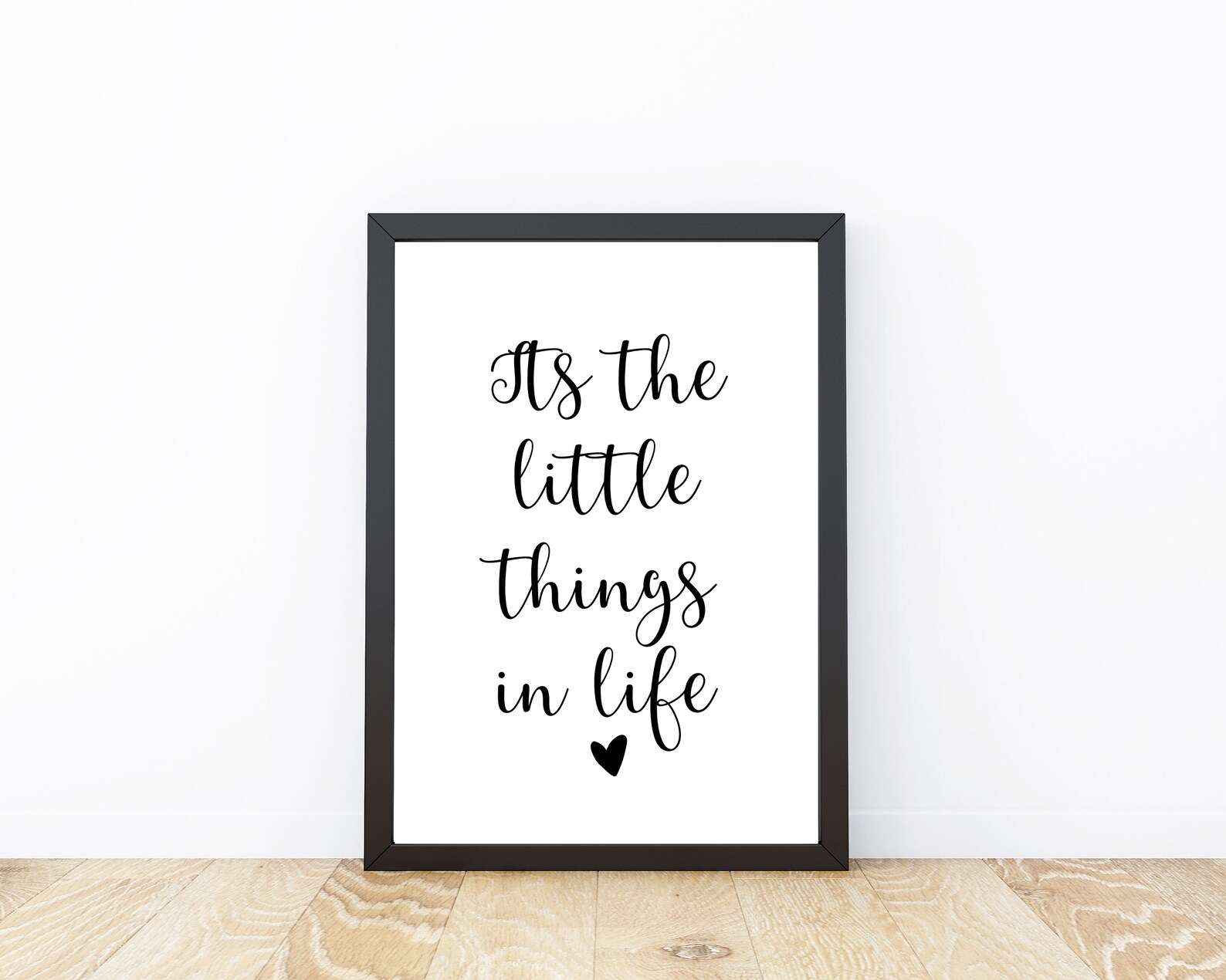 Life Quote Print Home Decor Prints Living Room Kitchen Etsy UK