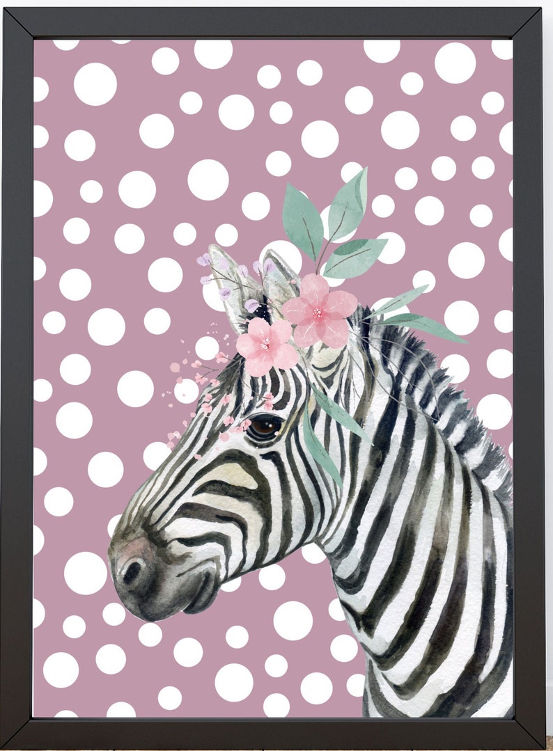 ZEBRA Print ANIMAL Print Wall Art Print Safari Print Home Etsy UK