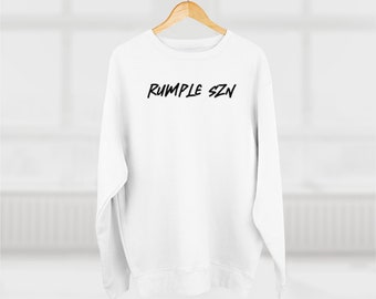 Rumple SZN Sudadera de cuello redondo premium unisex, camisa para beber - 100 Proof