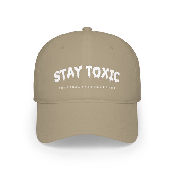 STAY TOXIC Brand Baseball Cap, Khaki Baseball Hat for Men, Women, Kids -   Canada