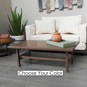 Dollhouse Coffee Table 1:12 Scale Miniature Living Room Furniture