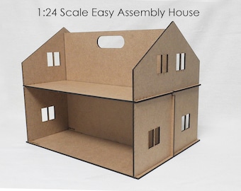 1:24 Scale DIY Dollhouse Kit