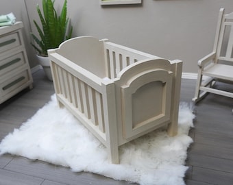 1:12 Scale Miniature Dollhouse Nursery Crib