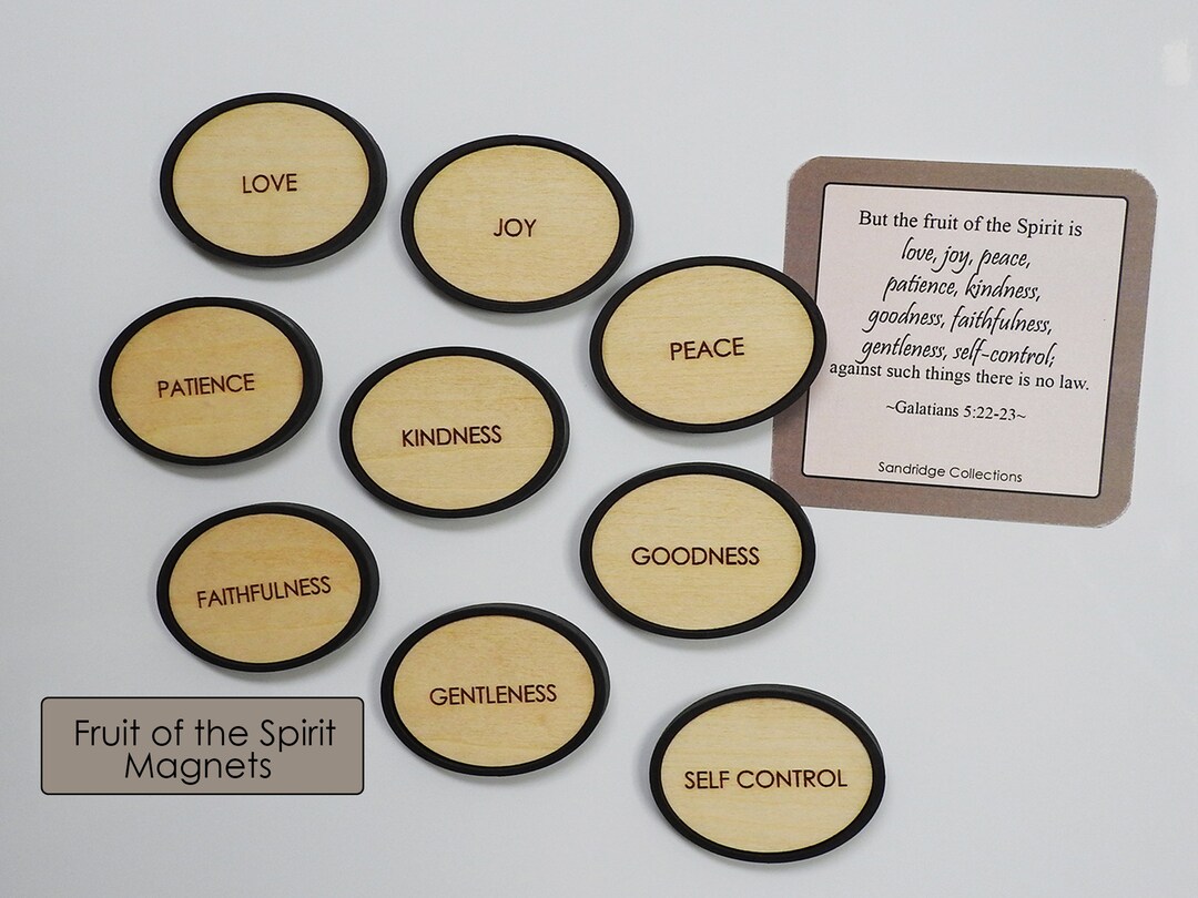 Fruit of the Spirit Refrigerator Magnets Fridge Decor - Etsy
