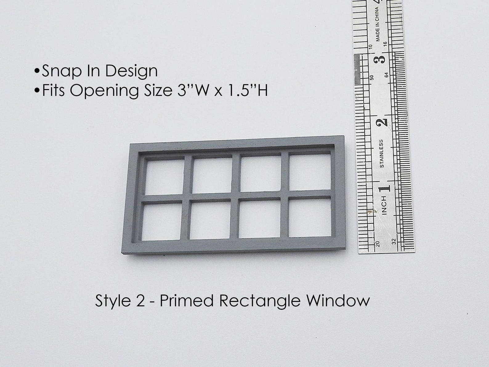 1:24 Scale Miniature Window for DIY Dollhouses and Diorama Scenes - Etsy