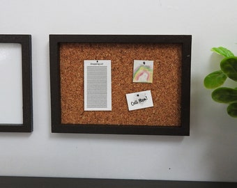 Miniature Framed Cork Board in 3 Sizes for Dollhouses and Diorama Scenes