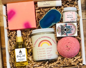 Mindful Spa Gift Box – Organic Self Care Package