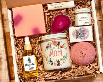 Mom Spa Gift Box – Handmade Organic Self Care Package
