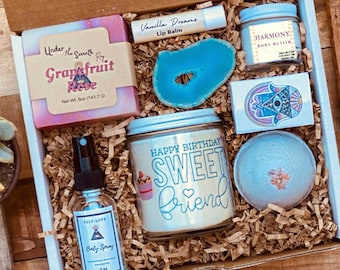 Custom Birthday Gift Box, Gift Ideas, Happy Birthday Gift Box, Happy Birthday Gift Basket, Birthday Gifts Ideas, Birthday Gifts For Her