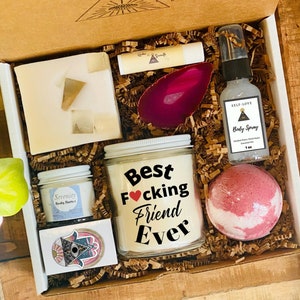Best F*cking Friend Ever Spa Gift Box - Friendship Gift Box | Self Care Package for Her | Best Friend Box | Birthday Gift