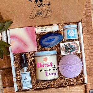 Gift For Aunt - Best Aunt Ever Spa Gift Box - from niece - New Aunty Gift - Auntie Gift - Personalized Aunt Gift Box - Aunt Birthday Gift