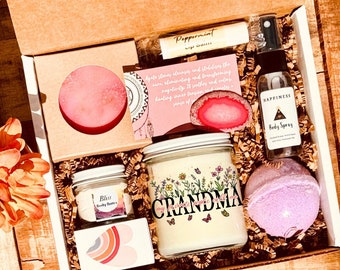 Gift For Grandma - Spa Gift Box - Care Package