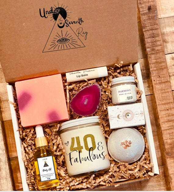 40th Birthday Gift for Women Spa Gift Box 40th Birthday Gift Spa Gift Box  for 40th Birthday Present Fortieth Birthday Gift 