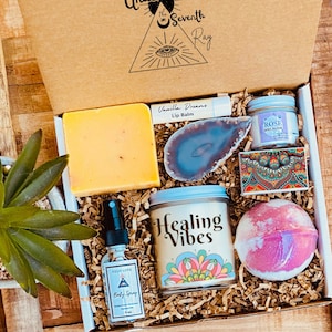 Sending Healing Vibes Care Package - Spa Gift Set - Gift For Healing - Surgery Recovery Gift - Chemo Therapy Gift - Cancer Support