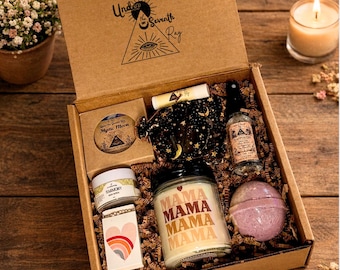 Mama Gift Box, Mother's Day Gift Set, Spa Gift Box for mom, Relaxation Gift Basket, Self-care Gift for her, New Mom Gift, Birthday Gift