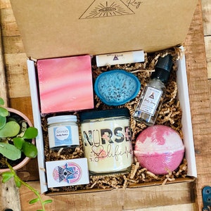Spa Gift Box For Nurse - Care Package For Nurse - Healthcare Gift - Nurse Graduation Gift - Nurse Appreciation Gift | Coworker Gift