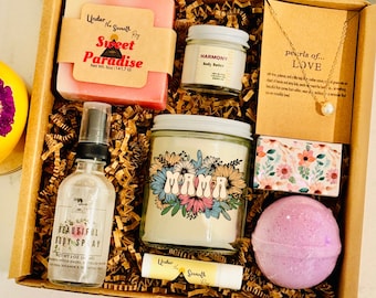 Mothers Day Spa Gift Box- Set for Mom - Mom care package - Spa package - Gift Box For Mom - Mothers Day gift box- Spa Day