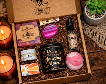 New Mom Spa Gift Box – Pregnancy Announcement, Mom to be self care spa set, Baby Shower Gift for Expecting Mother
