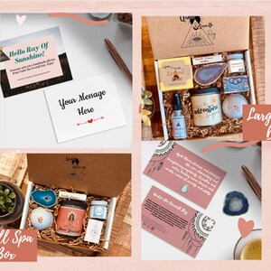 Positive Energy Candle Spa Gift Box – Agate Stone, Soy Candle, Body ...