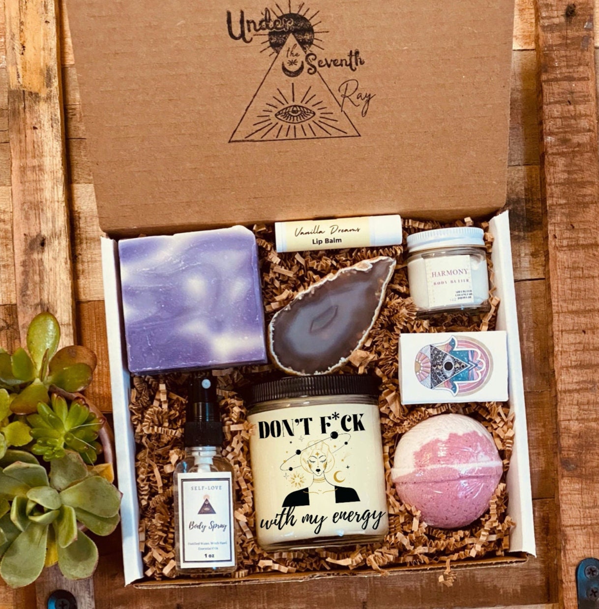 Don’t F*ck with my energy Spa Gift Box - Hang in there gift set- post surgery - divorce gift - gift for friend - Empathy Gifts- Best Friend