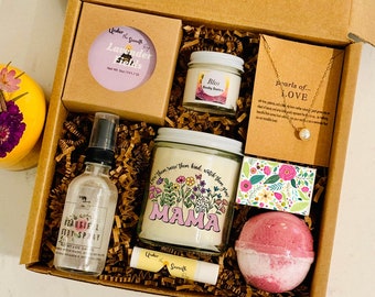 Mothers Day Spa Gift Box- Set for Mom - Mom care package - Spa package - Birthday Gift Box For Mom - Mothers Day gift box