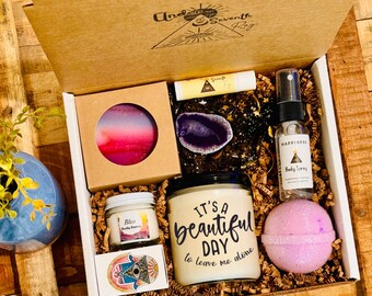 Mystical Spa Gift Box – Handmade Organic Self Care Set
