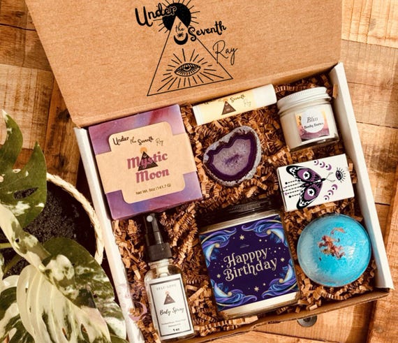 Mystical Birthday Gift Box- Witchy Self-care Kit With Bath and