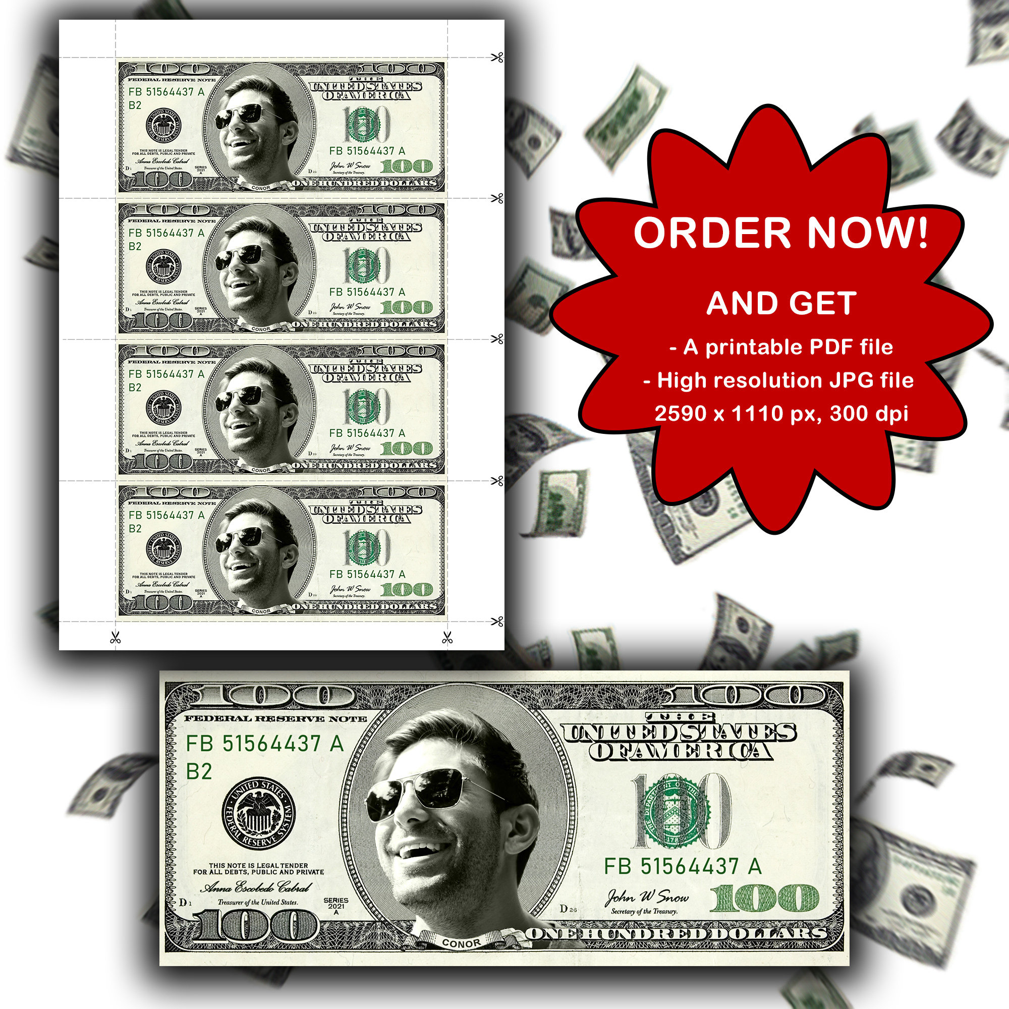 custom-fake-money-your-face-on-money-custom-100-dollar-etsy