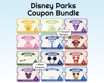 Disney Parks Coupon Bundle - 21-Page Printable