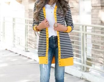 Snap Button Cardigan - Etsy
