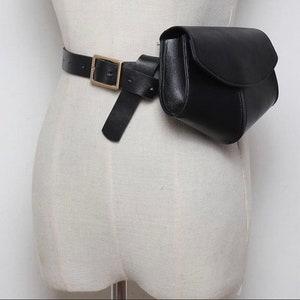 Stylish Waist Cinch Belt Bag Fanny Packs Mini Purse Crossbody Bags image 9