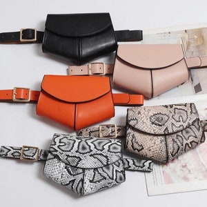 Stylish Waist Cinch Belt Bag Fanny Packs Mini Purse Crossbody Bags image 1