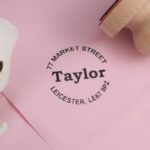 Custom Address Ink Stamp (Style 5)/Personalised Ink Stamp/Return Address