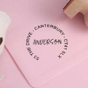Aangepaste adresinktstempel (stijl 4)/gepersonaliseerde inktstempel/retouradres