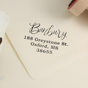 Custom Address Ink Stamp (Style 3)/Personalised Ink Stamp/Return Address