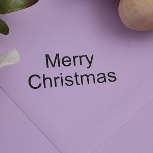 Merry Christmas (Style 1) Ink Stamp