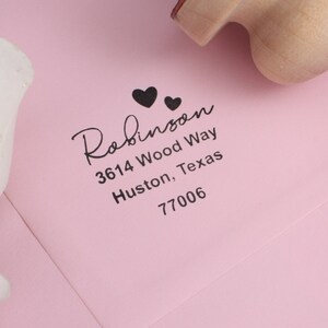 Aangepaste adresinktstempel (stijl 6)/gepersonaliseerde inktstempel/retouradres