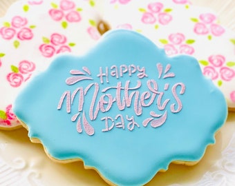 Muttertag Keks Schablone | Muttertag Schablone | Keks Schablone | Schablone für Cookies | Cookie Schablone PNG