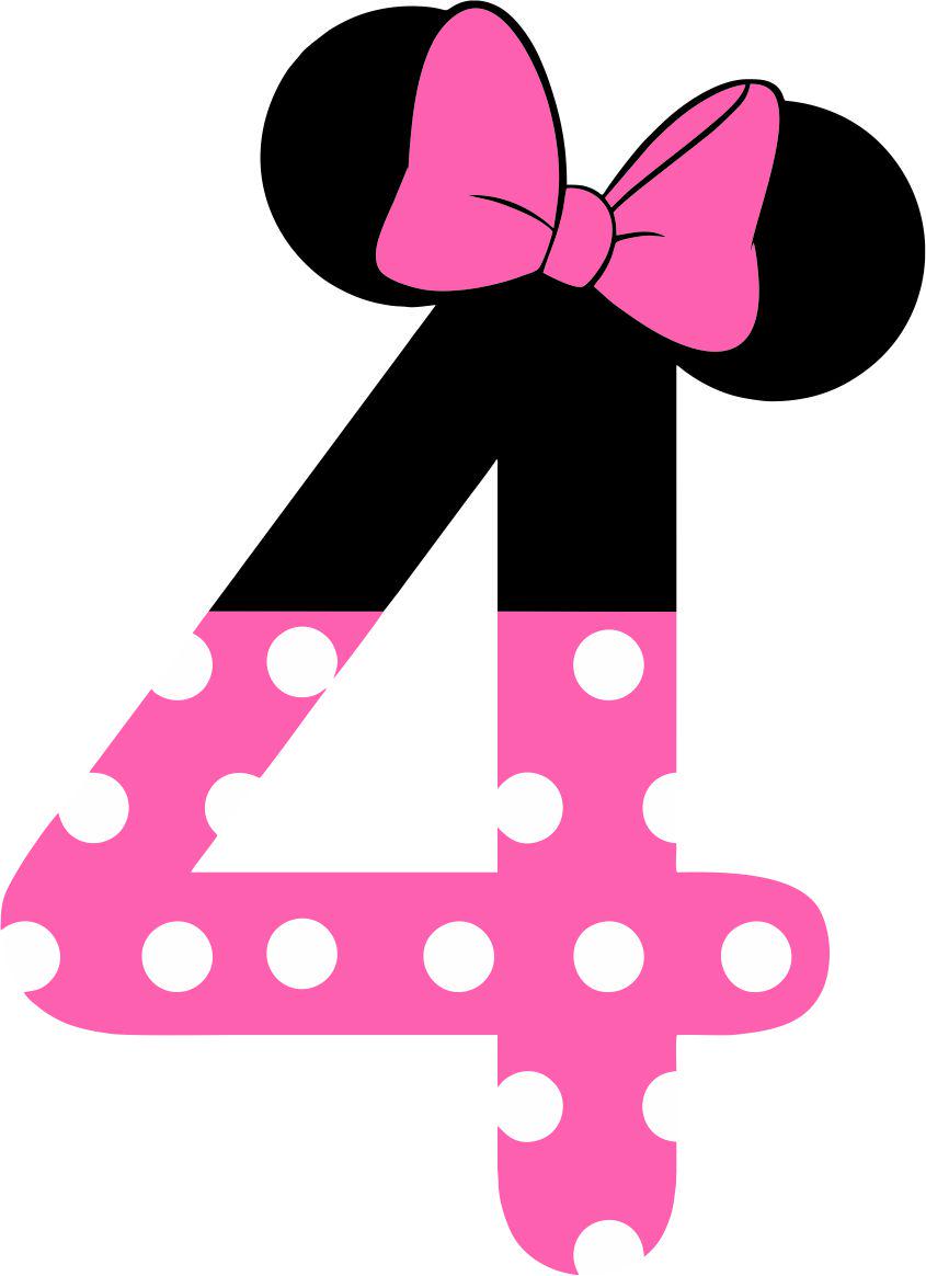 Numbers Svg, Birthday Svg, Birthday Number, Numbers Minnie