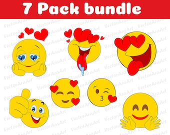 11 Smiley Face SVG, Smiley Face Clipart, Emoji SVG Cut File for Cricut ...