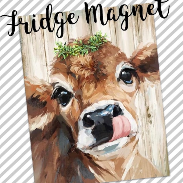 Cute Cow Fridge Magnet