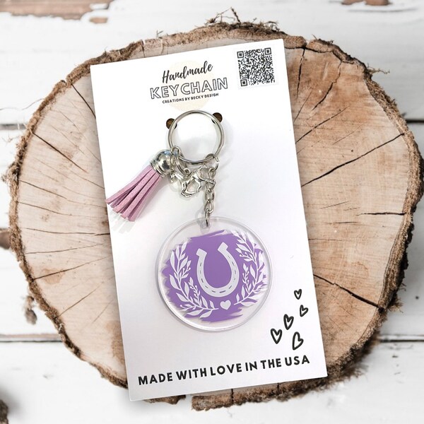 Horse Keychain Etsy