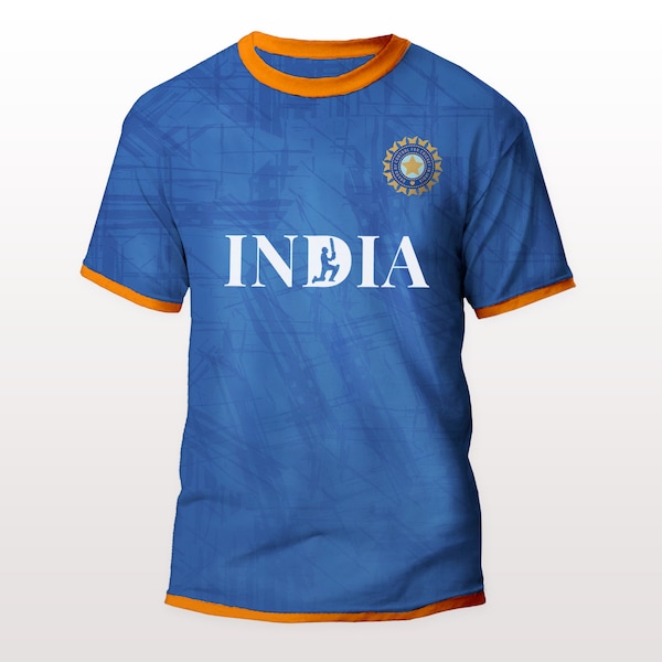 Buy Indian Cricket Team Tshirt Online In India - Etsy India