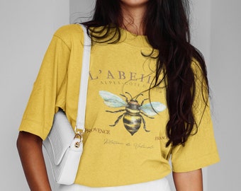 Abeille Provence France Shirt, French Bee Tshirt, Cote D'azur Gifts, French Cottagecore Clothing, Beekeeper Shirt, Bee Lover Shirt, Provence