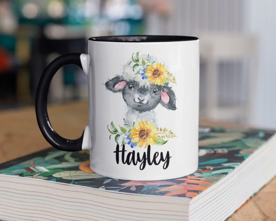 Personalized sheep mug, Sheep lover gifts, Sheep gifts for women, Cute  sheep gifts, Sheep collectible, Gift for mom, Farmer coffee mug